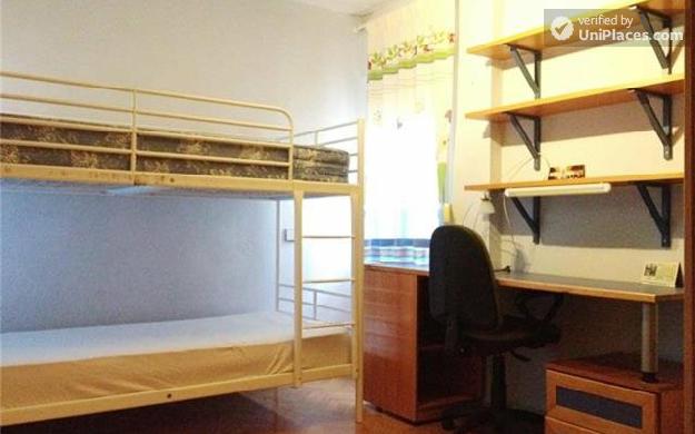 Rooms available - Comfortable 3-bedroom for female students, in Hortaleza