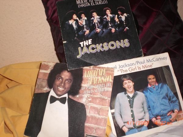 vendo 3 discos singles de Michael Jakson originales