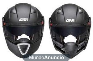 ¡¡oferta!! Casco Givi X01 Negro Mate 2 Mentoneras