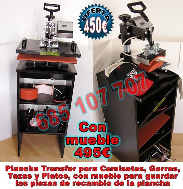 Plancha transfer nueva para camisetas, gorras, tazas, y platos