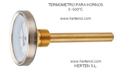 Termometro especial para hornos de leña y hornos morunos