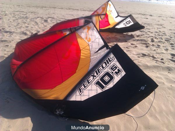 Cometas kitesurf  de 10.5 metros y de 8 metros