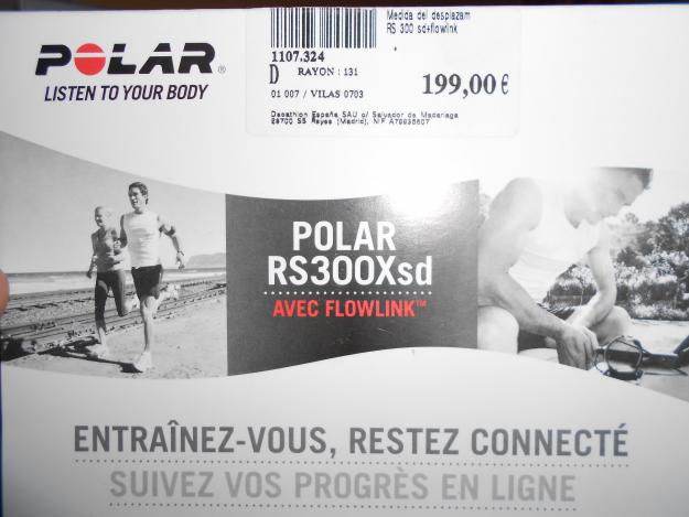 Vendo pulsometro polar rs300Xsd AVEC LOWLINK