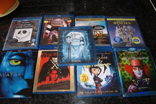 Coleccion 10 peliculas bluray!