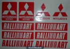 kit pegatina mitsubishi ralliart 4x4 todoterreno coche sticker adhesivo vinilo personalizado - mejor precio | unprecio.es