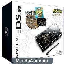 Vendo - Genuine Black Pokemon DSL NDS Lite NDSL Game Console (Blue) (Refurbishment)