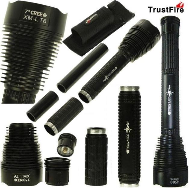 kit Linterna Trustfire TRJ-18 8.000- Lúmenes www.ledtron.es