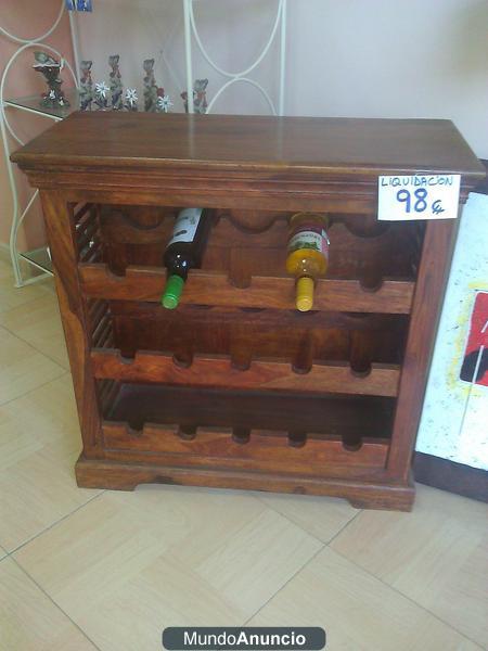 LIQUIDACION BOTELLERO MADERA 98€