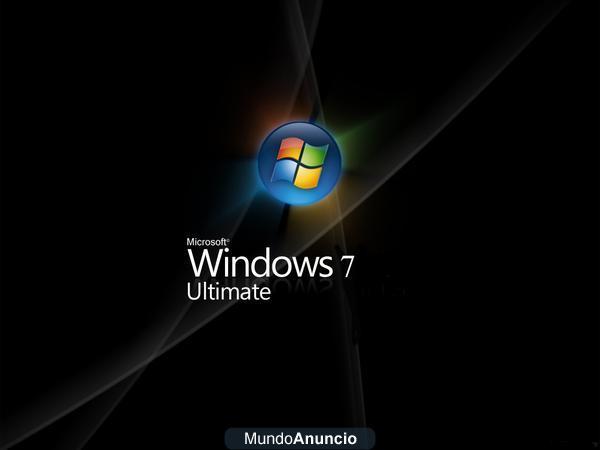 VENDO y instalo windows 7 ULTEMATE y office 2010 y 2007