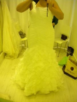 VESTIDO DE NOVIA NUEVO SIN USAR NI ARREGLAR SOLO PUESTO EN 1 PRUEBA