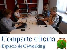 Comparte oficina. Espacio de coworking. Alquiler de despachos