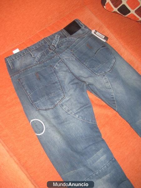 PANTALON VAQUERO G-STAR AZUL CLARO nuevo