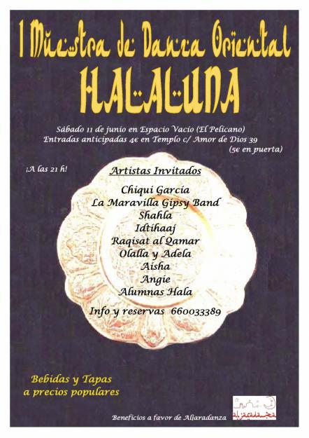 I MUESTRA DANZA ORIENTAL HALALUNA