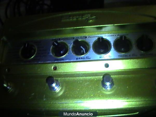 Pedal distorsion LINE6 DM4 con alimentador