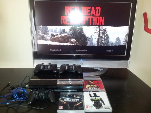 PS3(60GB)+4 juegos+3 mandos