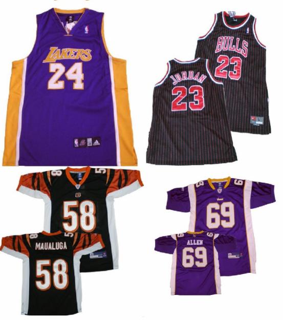 CAMISETAS NFL Y NBA