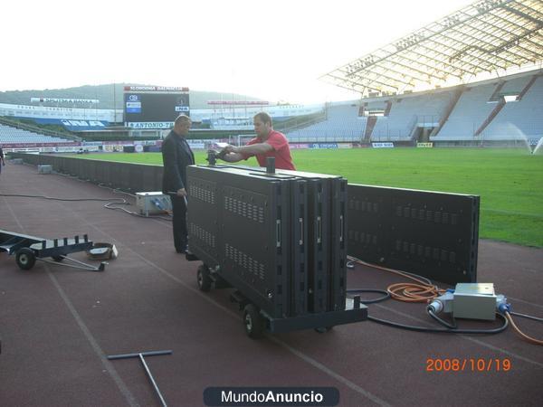 PANTALLAS LED PARA EL PERÍMETRO DE ESTADIO DE FUTBOL