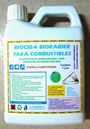 Bactericida Bioraider: biocida para combustibles