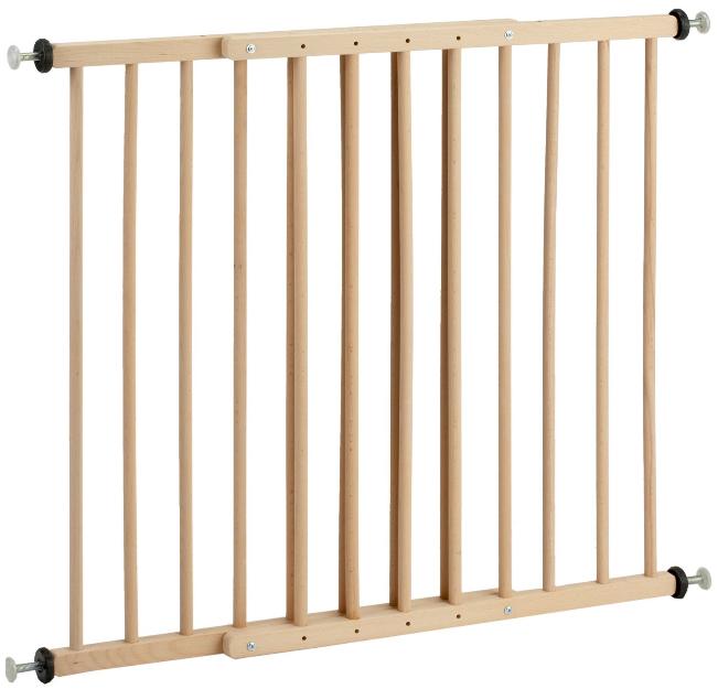 Barrera de seguridad de madera (ancho 65-110 cm)