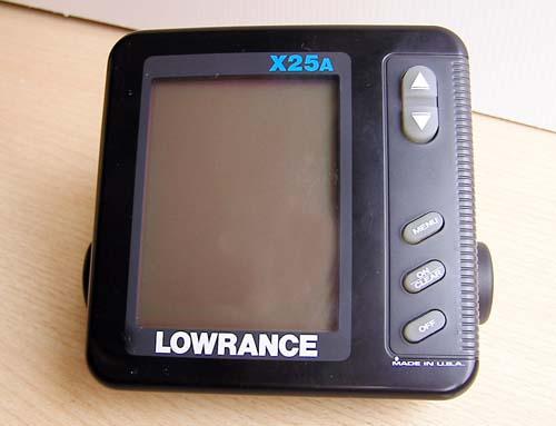 Lowrance X25A sonar para barcos detección de bancos de peces