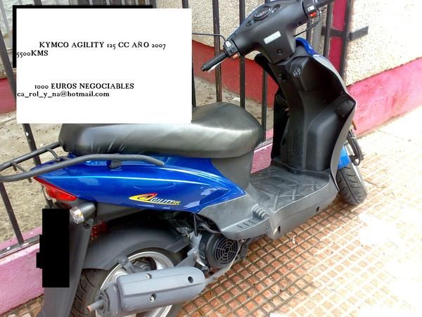 SE VENDE SCOOTER 125CC 5500KM 1000 NEGOCIABLES