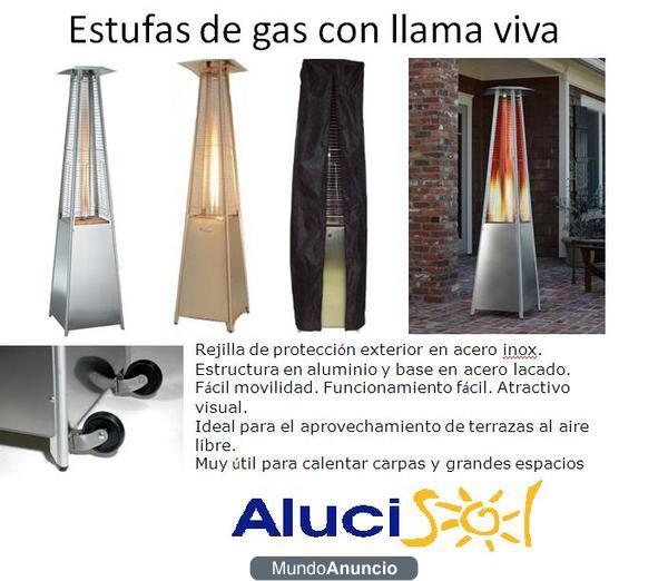 Estufa para terrazas Alucisol