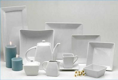 VAJILLA PORCELANA ZEN BLANCA 25 PZ