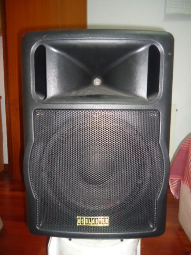 2 altavoces amplificados us blaster profesional