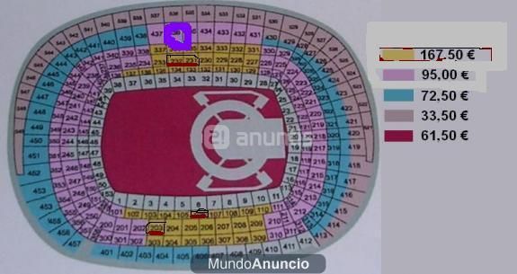 Regalo inmejorables entradas U2 por comprar 1 boli usado