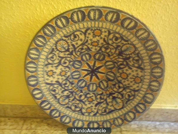 vendo plato ceramica antiguo