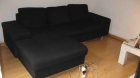 Sofa chaise lounge nuevo color negro diseno moderno tambien se hace cama - mejor precio | unprecio.es