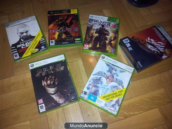 pack xbox 360 + juegos + bateria GH