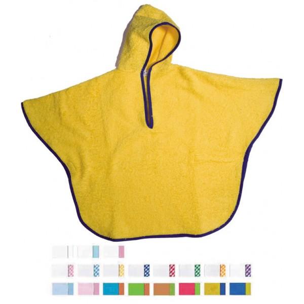 Poncho de rizo infantil talla P en varios colores