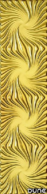 Dune - Pieza cerámica Medussa Pure Gold 15x60