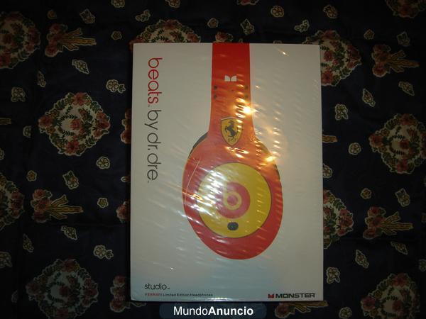 MONSTER BEATS STUDIO FERRARI Y DORADOS