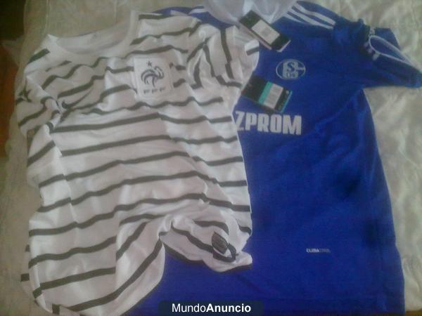 vendo camiseta de francia y schalke04