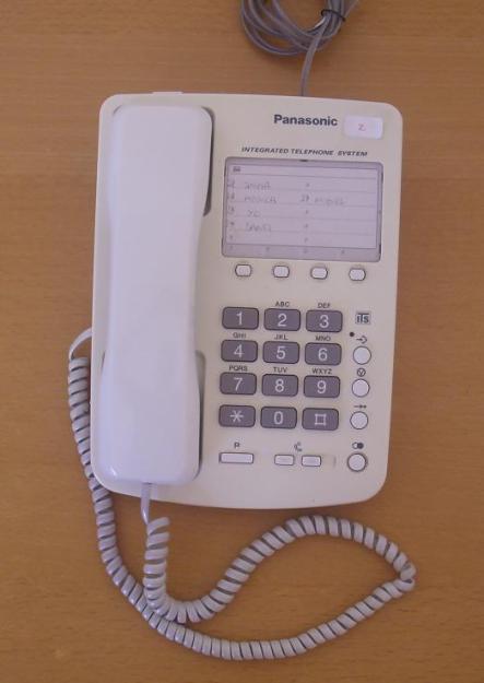 Telefono panasonic teléfono panasonic kx-ts10sp-w. usado. funciona perfectamente