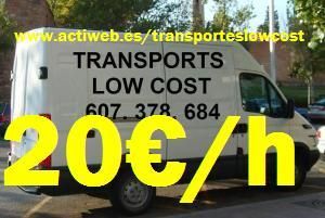 20  HORA TRANSPORTES LOW COST MUDANZAS NACIONALES LOW COST