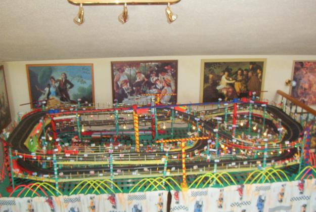 Maqueta de Escalextric e Ibertren