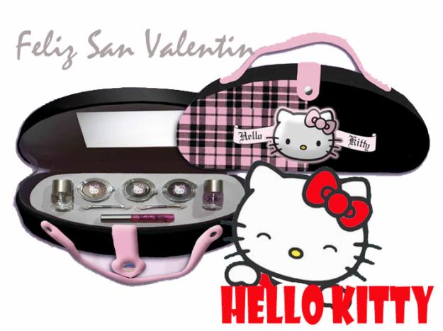 MAQUILLAJE HELLO KITTY