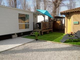 Mobilhome : 4/6 personas - piscina - vias plage  herault  languedoc-rosellon  francia