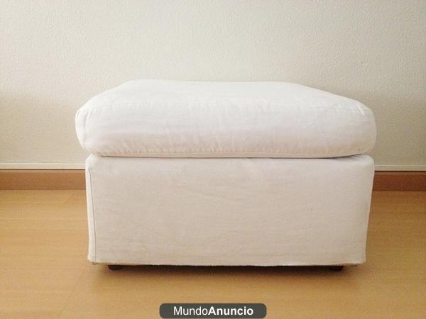 VENDO Puf blanco-marfil