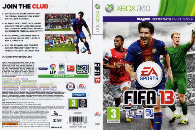 Vendo fifa 13 para xbox 360