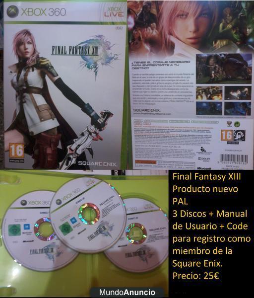 Final Fantasy XIII - Xbox360