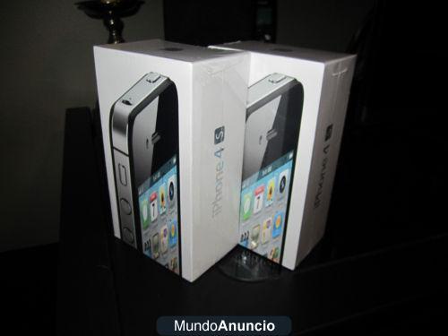 Lote de 2 Apple iPhone 4S - Fábrica de 64GB y 32GB Negro Desbloqueado y sellados + original factura