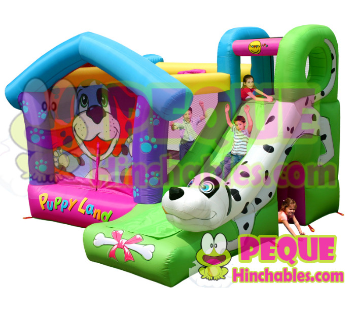 Castillo hinchable infantil Puppy land dalmata 12m2 con turbina