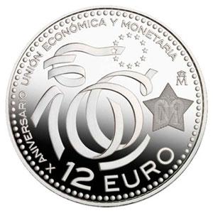 MONEDA DE PLATA DE 12 € S/C DEL AÑO 2.009