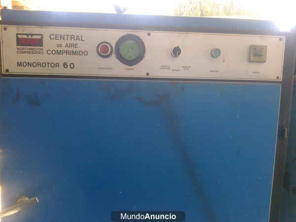 Vendo compresor de aire comprimido 60Cv