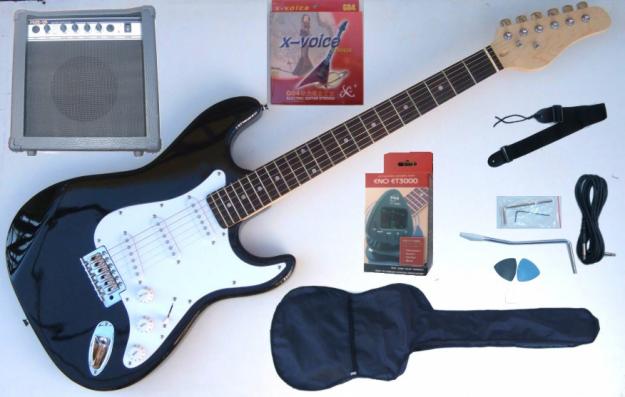 GUITARRA ELÉCTRICA+AMPLIFICADOR+PACKK COMPLETÍSIMO