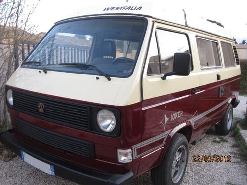 Verdadero camping ya que de colección T3 VW westfalia diesel de 1982 de comodín. combi con